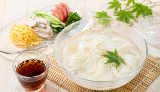 ひやむぎのカロリーは？1束・一人前とそうめんとの違いを解説