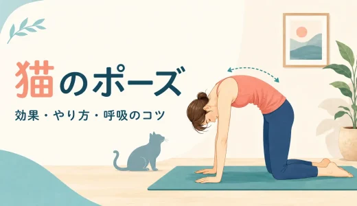 ヨガの猫のポーズとは？効果・やり方・呼吸のコツを初心者向けに解説