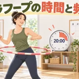 フラフープの時間と頻度