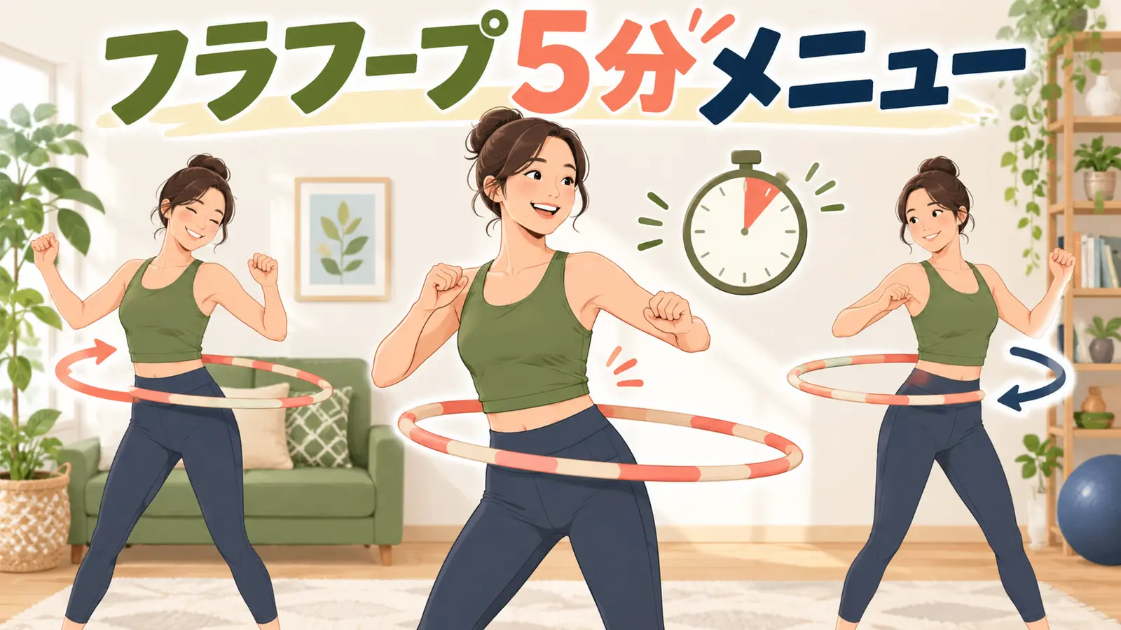 フラフープ5分メニュー