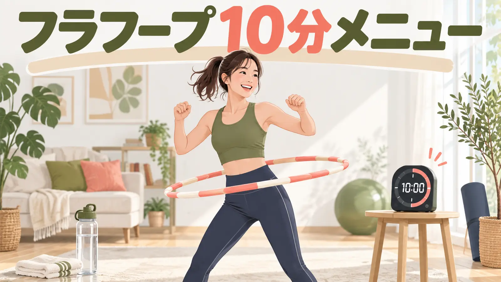 フラフープ10分メニュー