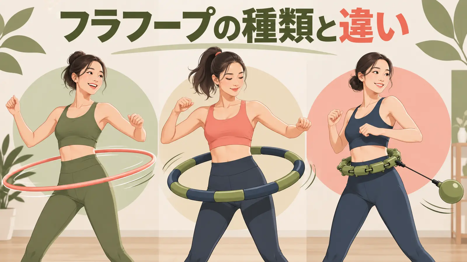 フラフープの種類と違い