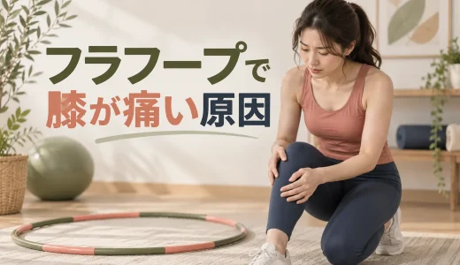 フラフープで膝が痛い原因｜足幅・床・重心移動の確認ポイント