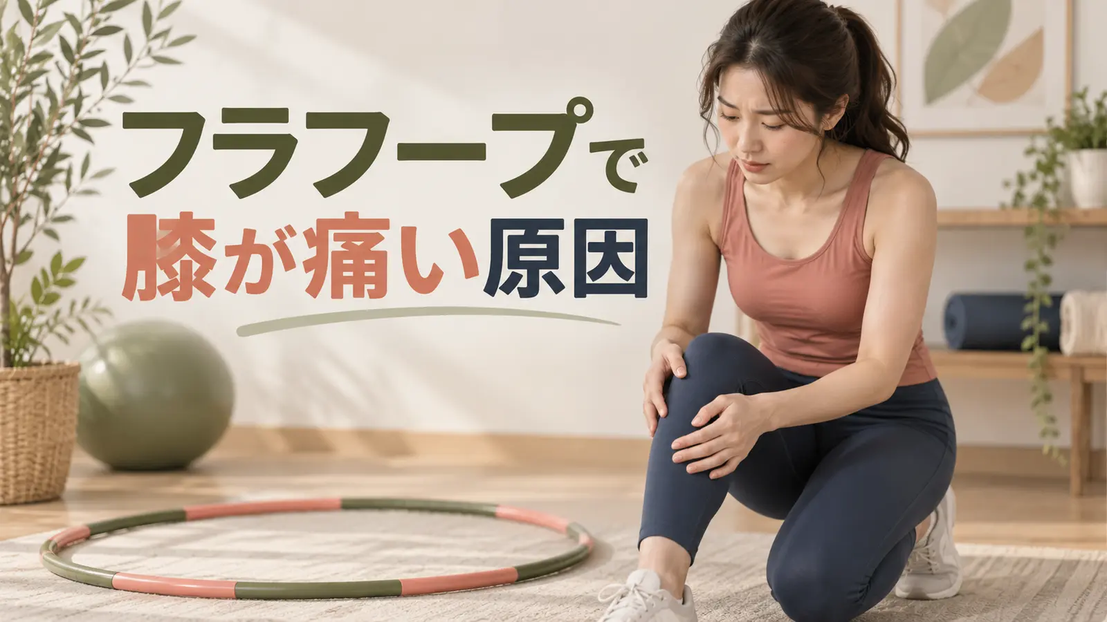 フラフープで膝が痛い原因