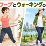 フラフープとウォーキングの違い｜負荷・場所・続けやすさの比較
