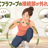 分割式フラフープの接続部が外れる原因