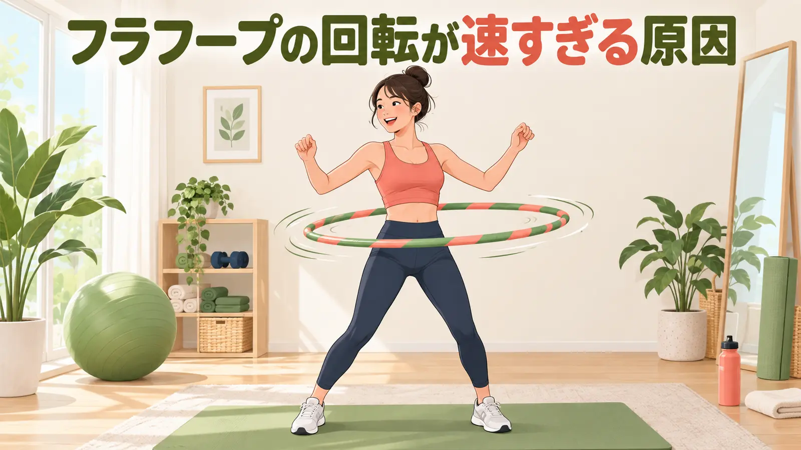 フラフープの回転が速すぎる原因