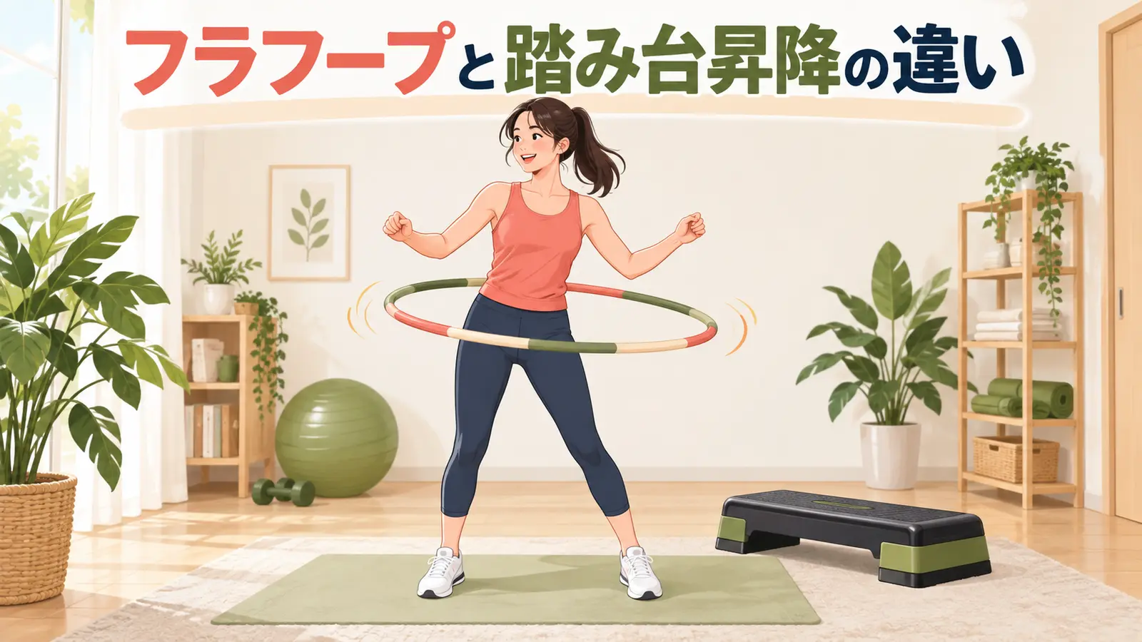 フラフープと踏み台昇降の違い