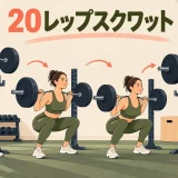 20レップスクワットの呼吸と安全な実施手順