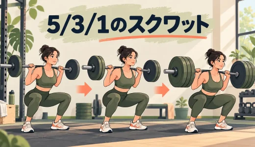 5/3/1のスクワット｜重量計算・セット・進め方