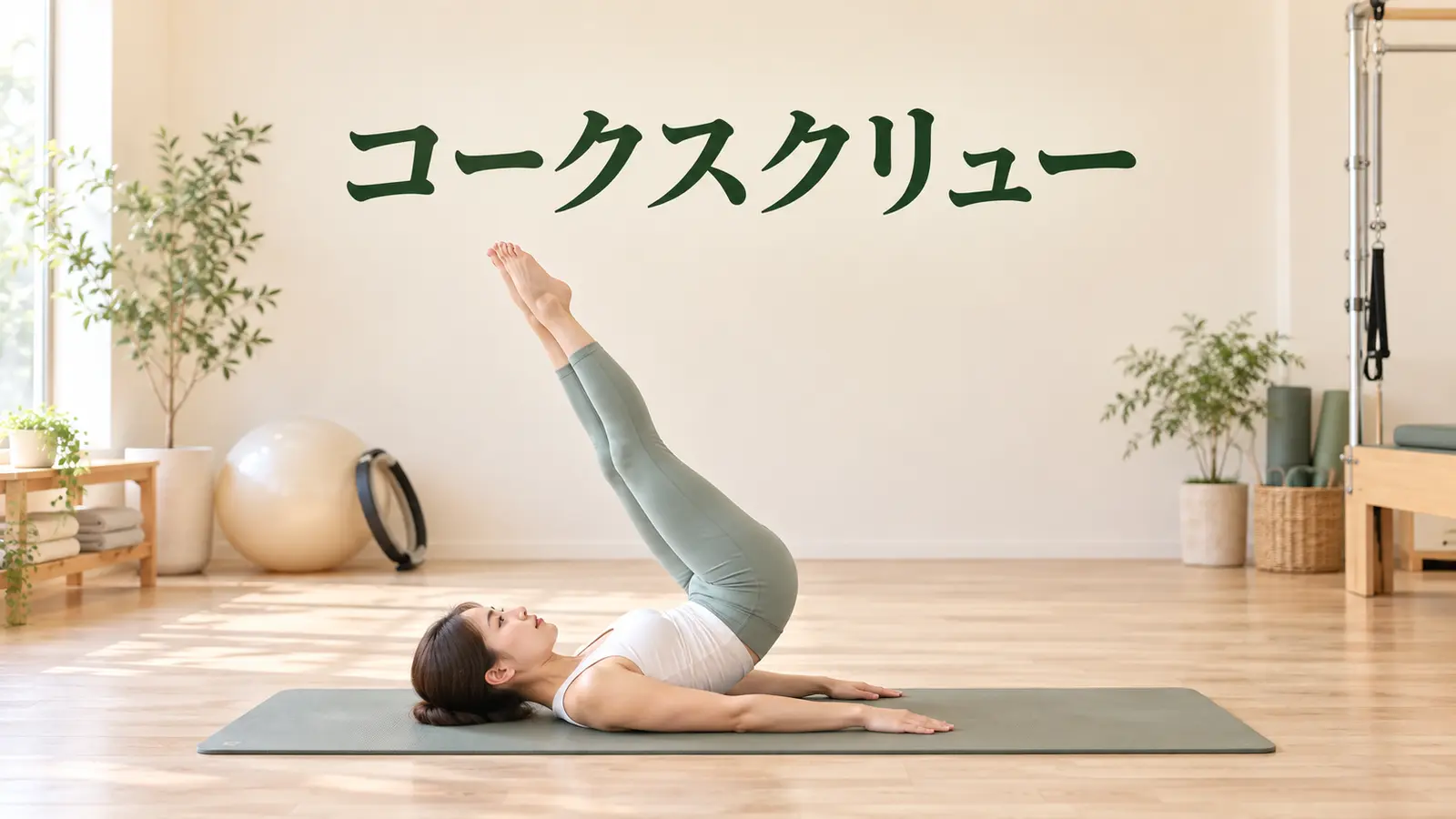コークスクリューの正しいフォーム