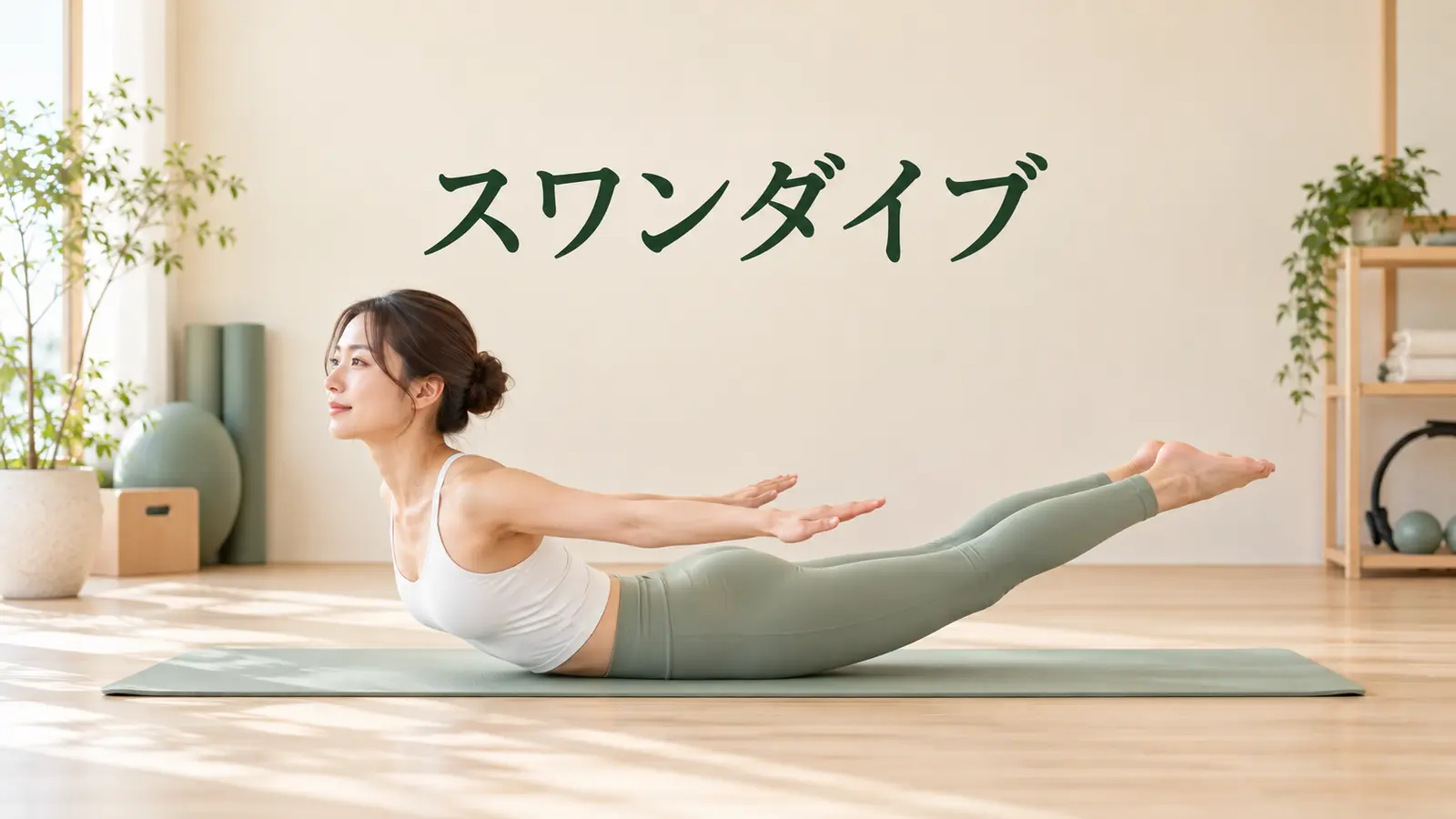 ピラティスのスワンダイブ