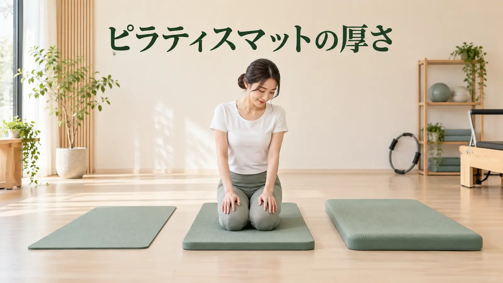 ピラティスマットの厚さ