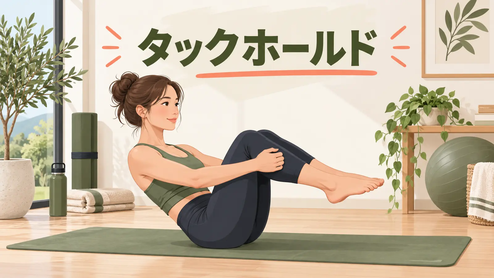 タックホールドの正しいフォームを紹介するアイキャッチ