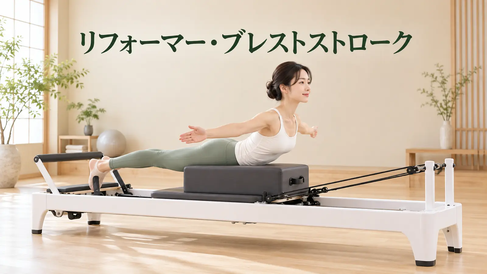 リフォーマー・ブレストストロークの完成姿勢