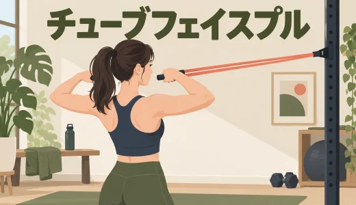 チューブフェイスプルのやり方｜肩を守って背中に効かせるコツ