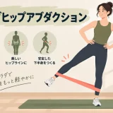 チューブヒップアブダクションのやり方を示すアイキャッチ
