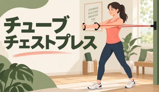 チューブチェストプレスのやり方｜自宅で胸に効かせる方法