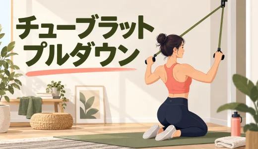 チューブラットプルダウンのやり方｜自宅で背中に効かせるフォーム