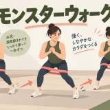 モンスターウォークのやり方を示すアイキャッチ