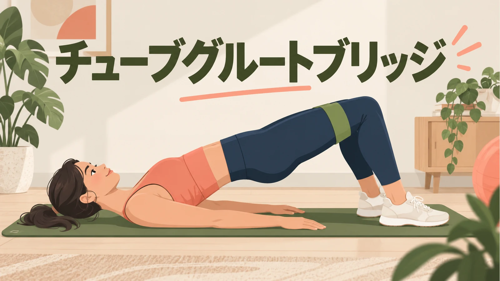 チューブグルートブリッジのやり方を示すアイキャッチ