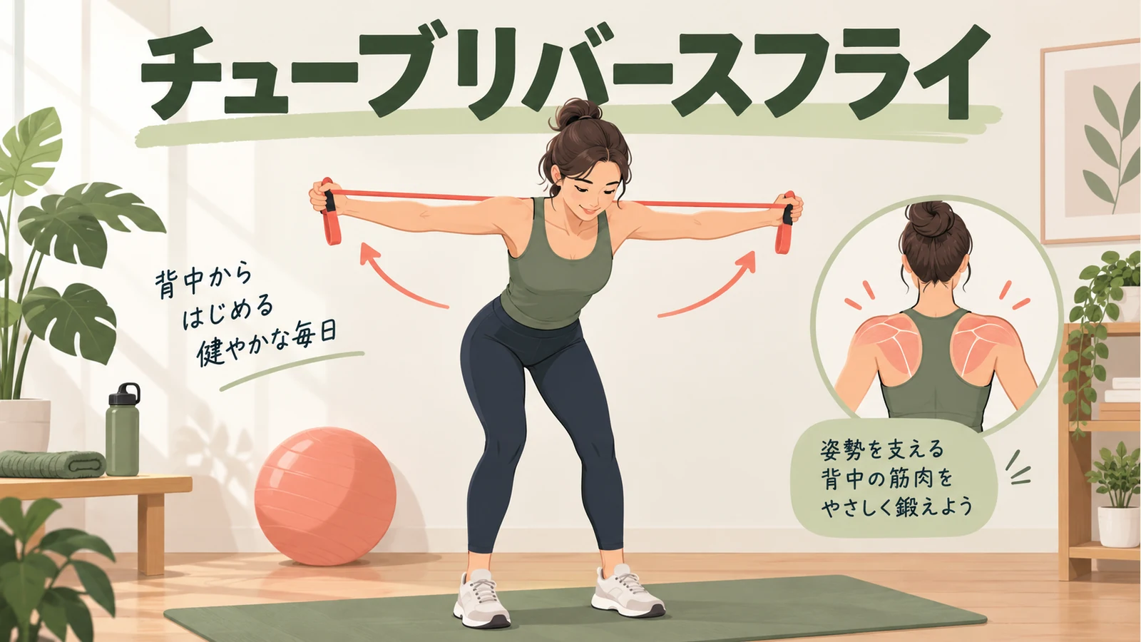 チューブリバースフライのやり方を示すアイキャッチ