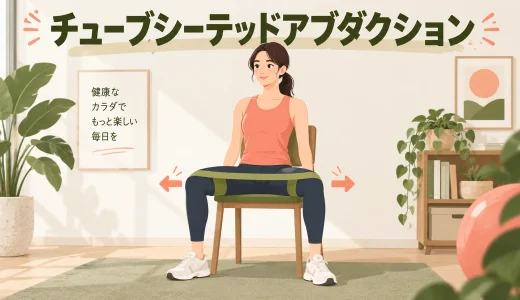 チューブシーテッドアブダクションのやり方｜座ってお尻を鍛える