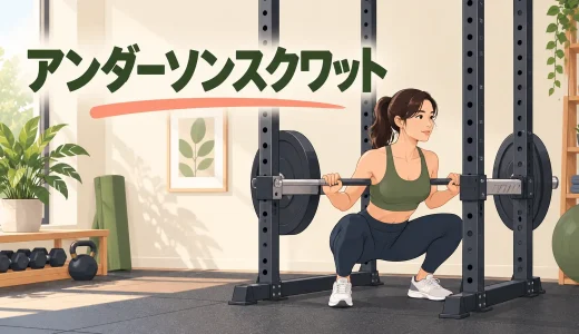 アンダーソンスクワットのやり方｜ピンの高さ・重量とボトム強化