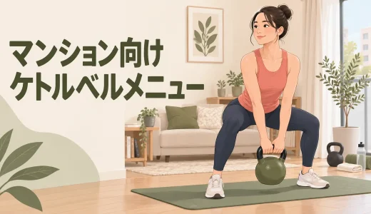 マンション向けケトルベルメニュー｜振動・騒音・床傷を抑える方法