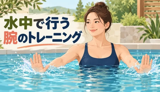水中で行う腕のトレーニング｜水の抵抗を使う初心者向け5種目