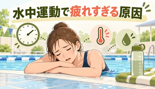 水中運動で疲れすぎる原因｜時間・水温・負荷を見直す方法