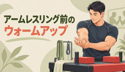 アームレスリング前のウォームアップ｜競技動作につなげる10分メニュー