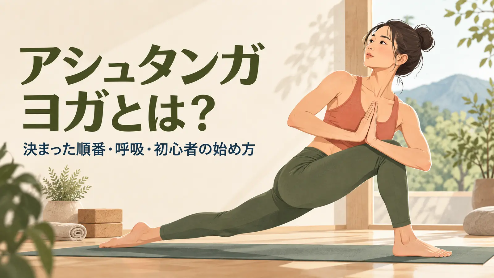 決まった順番でアシュタンガヨガを練習する様子