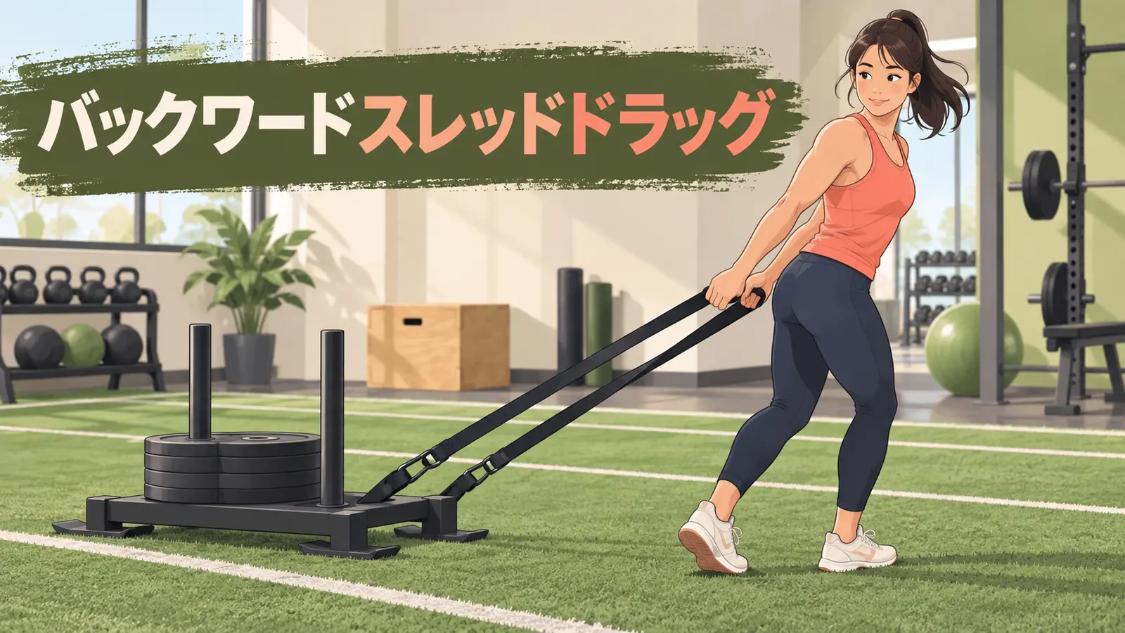 バックワードスレッドドラッグのやり方|後ろ向きで安全に引くコツ