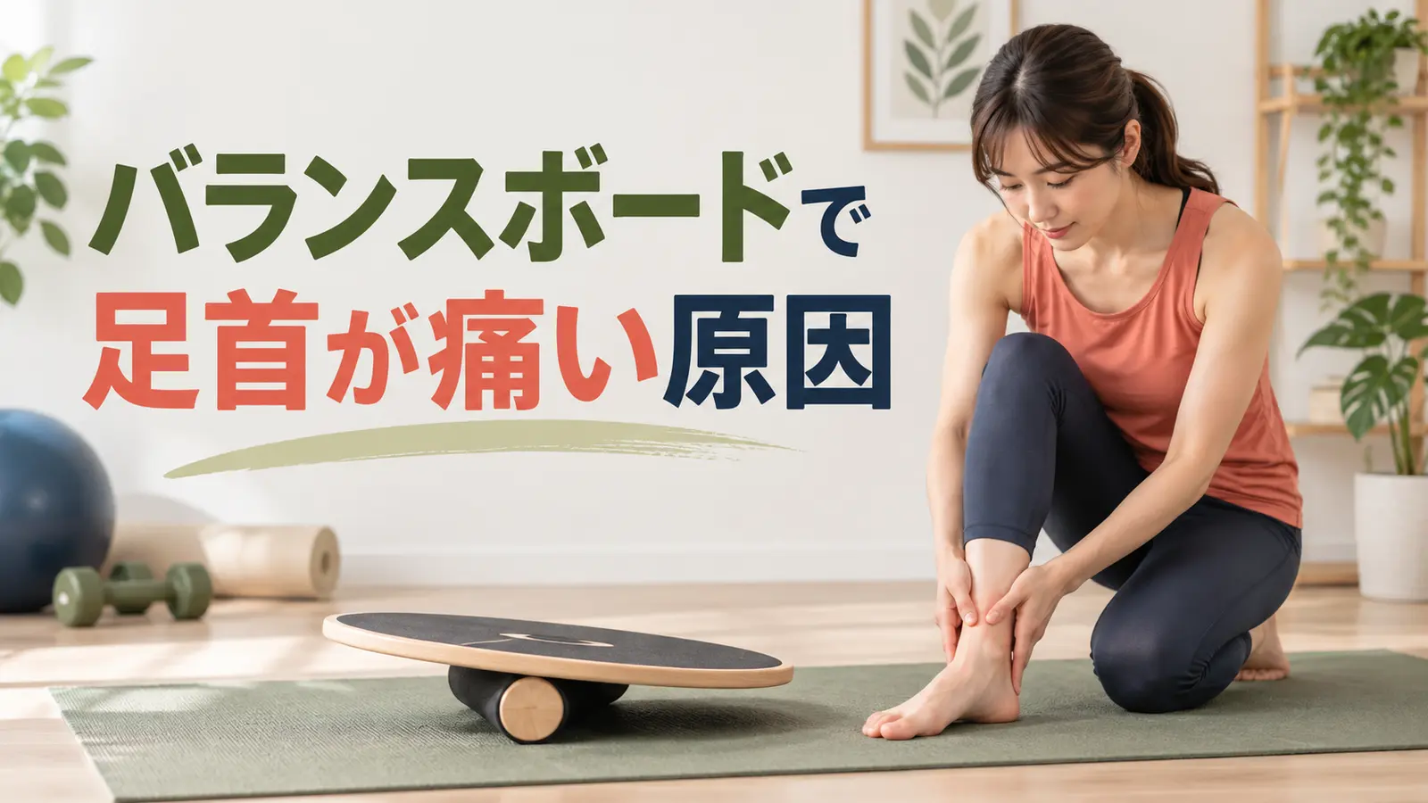 バランスボードで足首が痛い原因