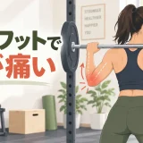 バーベルスクワットで肘が痛い原因｜握り幅と手首・肩の調整