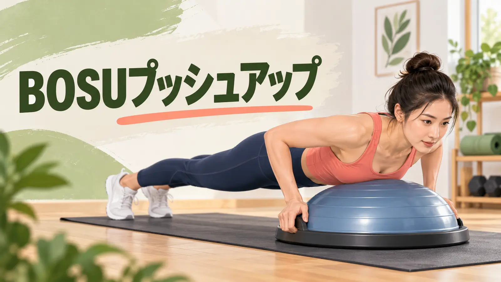 BOSUプッシュアップのアイキャッチ
