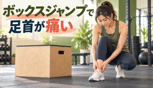 ボックスジャンプで足首が痛い原因｜踏み切りと着地の確認点