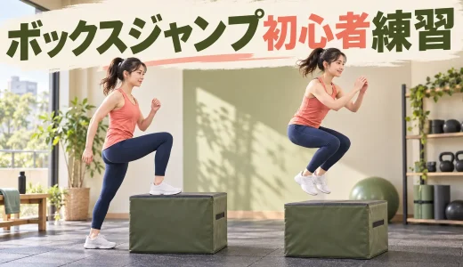 ボックスジャンプ初心者練習｜低い高さから段階的に進める方法