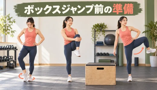 ボックスジャンプ前のウォームアップ｜足首・膝・股関節を準備する方法