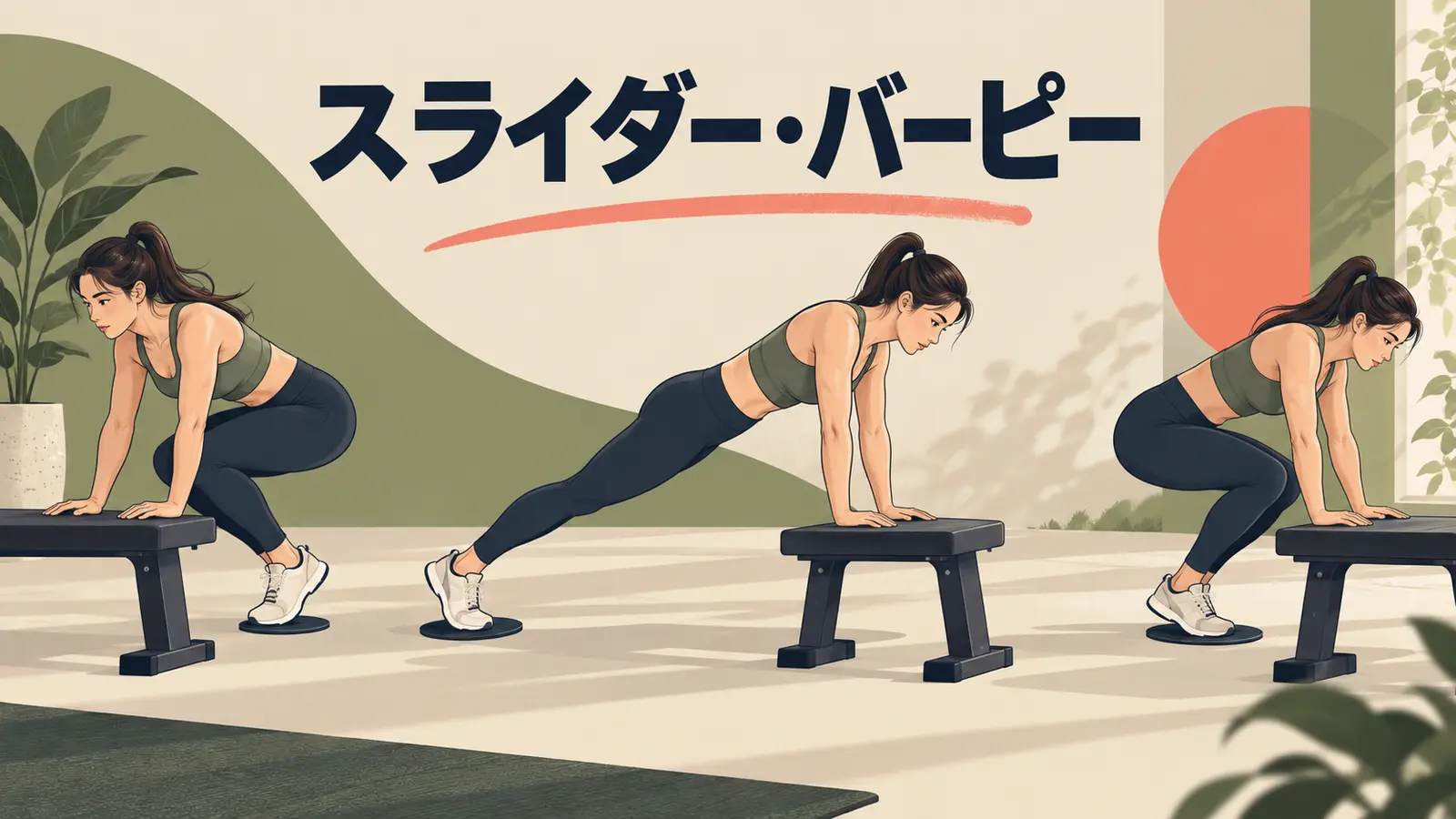 スライダー・バーピーを解説するアイキャッチ画像