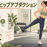 cable hip abductionのフォームを示すイラスト