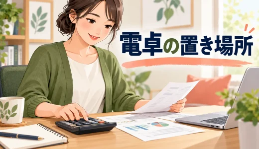 電卓の置き場所で肩が疲れる原因｜数字入力を繰り返すときの机上配置