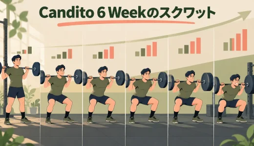 Candito 6 Weekのスクワット｜6週間の進め方と注意点