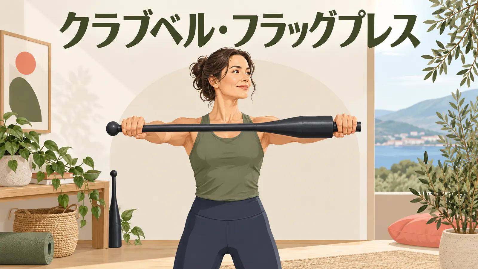 クラブベル・フラッグプレスのやり方