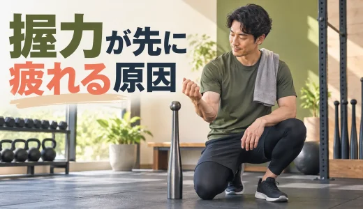 クラブベルで握力が先に疲れる原因｜握り方と負荷の調整