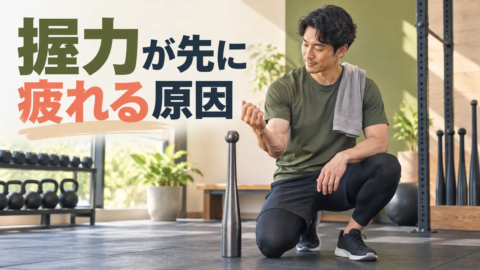 クラブベルで握力が先に疲れるとき