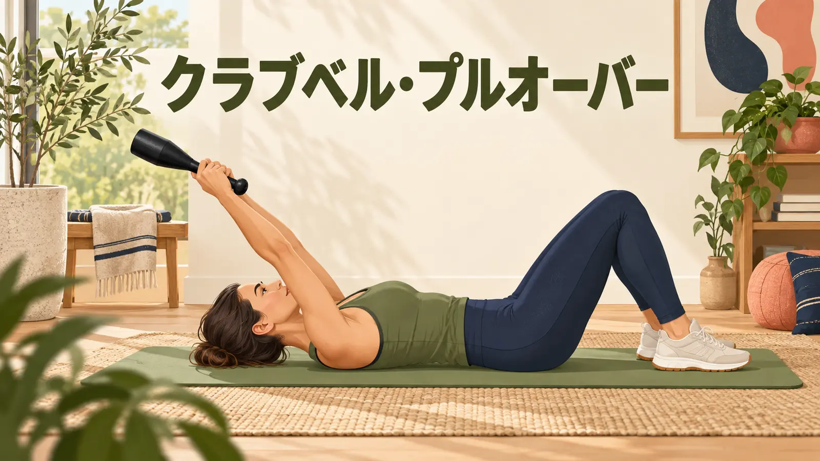 クラブベル・プルオーバーのやり方
