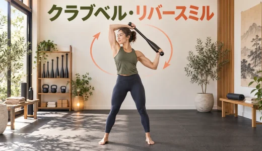 クラブベル・リバースミルのやり方｜逆方向の軌道を段階練習
