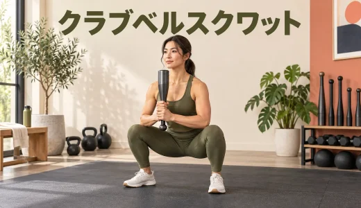 クラブベルスクワットのやり方｜縦持ちと重心の安定
